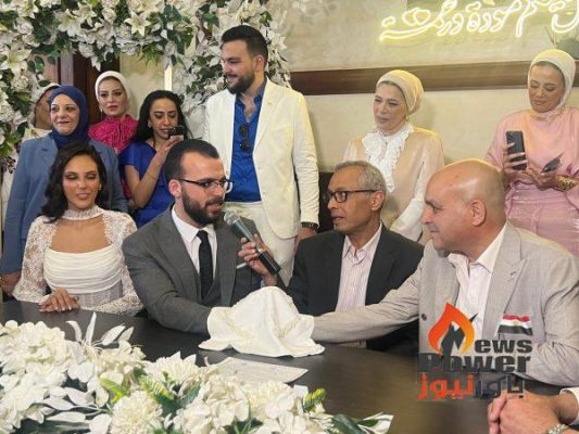 الدكتور نائل درويش يحتفل بعقد قرأن نجلته رنا علي عمر حازم