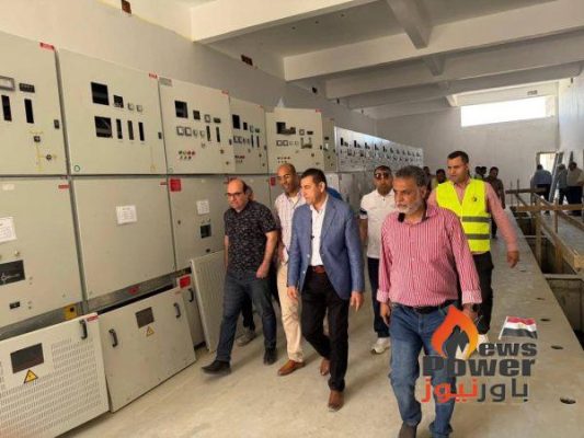 زيارة تفقدية لمتابعة سير الأعمال بمشروع محطة محولات ابنى بيتك جهد 66 ك.ف