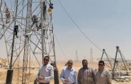 مسئولو منطقة مصر الوسطى يتابعون معدلات تنفيذ محطة مزارع بنى سويف وخطوط الربط