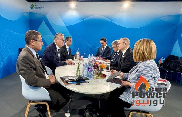 على هامش مؤتمر أوبك .. بدوى يبحث مع نظيره الأذربيجاني فرص التعاون المشترك