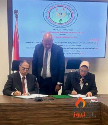 “نقل الكهرباء” توقّع عقداً جديداً لربط محطات القطار الكهربائي السريع بالشبكة القومية