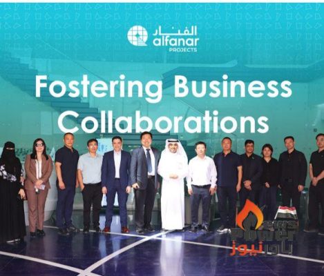 وفد من كبرى الشركات الصينية برئاسة السفارة الصينية يزور الفنار للمشاريع