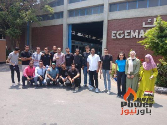 اجيماك  تستقبل طلبة المعهد العالي للهندسة والتكنولوجيا بالتجمع الخامس  لاستكمال  البرامج التدريبية للطلاب