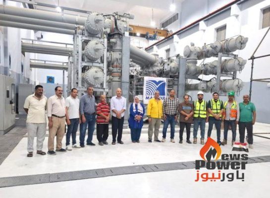 مدكور للمشروعات تطلق الجهد بنجاح على توسعة محطة عيون موسى جهد 500 ك.ف