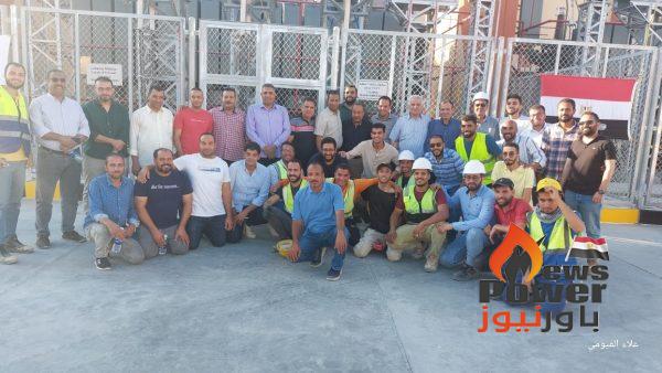 حسن علام للانشاءات تنجح فى وضع الجهد على محطة محولات دشلوط جهد ٢٢٠ / ٦٦ / ١١ ك.ف