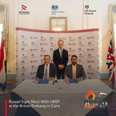 رواد الهندسة توقع مذكرة تفاهم مع وكالة تمويل الصادرات البريطانية