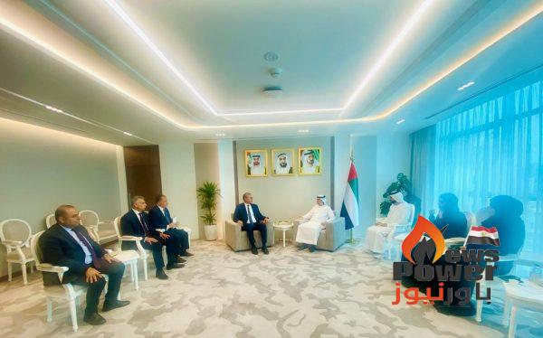 بدوى يبحث مع وزير الطاقة الاماراتى تعزيز الشراكة وتحقيق التكامل الإقليمى