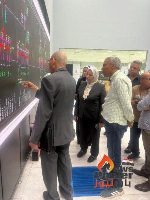 المهندسة صباح مشالى نائب وزير الكهرباء والطاقة المتجددة تتفقد مركز التحكم الاقليمي بالقاهرة لمتابعة المشروعات