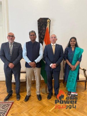 الرئيس التنفيذي لشركة أوراسكوم للمناطق الصناعية يلتقي بالسفير الهندي لمناقشة فرص الاستثمار