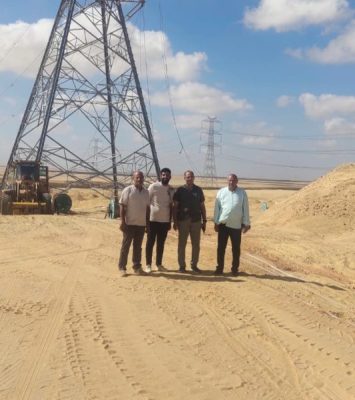 قبل وضع الجهد غدًا.. رياض يتفقد مشروع خطوط تغذية محطات ND5 وND6 وND7 ضمن مشروع الدلتا الجديدة