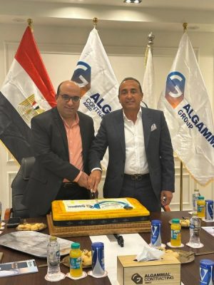 شركة الجمال للمقاولات العمومية توقع عقد محطة محولات ابني بيتك ٧ جهد 220/66/22 ك.ف مع جهاز تنمية حدائق أكتوبر