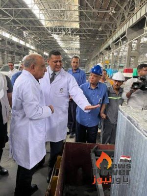 الدكتور محمود عجور وجميع العاملين بمجمع مصر للالومنيوم يتمنون الشفاء العاجل للدكتور محمود عصمت وزير الكهرباء،