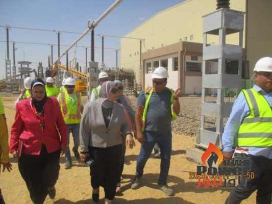 عاجل .. مشالى تتفقد مشروع الربط المصرى السعودى من موقع محطة بدر