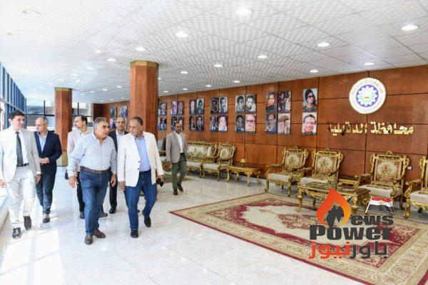 محافظ الدقهلية يستقبل الرئيس التنفيذي للهيئة العامة للبترول لبحث الأضرار البيئية لشركات معالجة صرف حقول الغاز بجمصة .