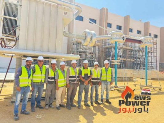 اوراسكوم تنجح فى اختبارات دوائر كابلات محطة الربط المصري السعودي بمدينة بدر