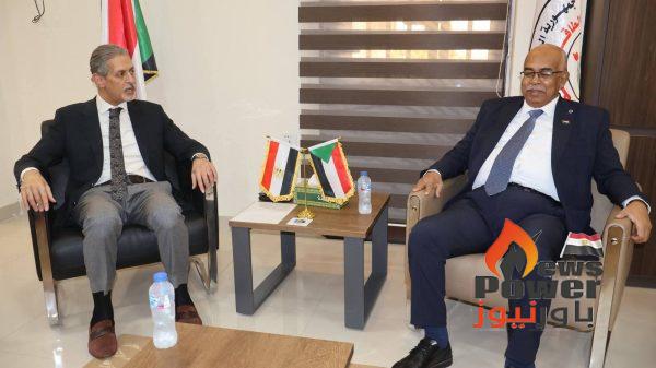 الطاقة السودانية تبحث تسريع وتيرة الربط الكهربائي مع مصر لزيادة القدرات الي 300 ميجاوات