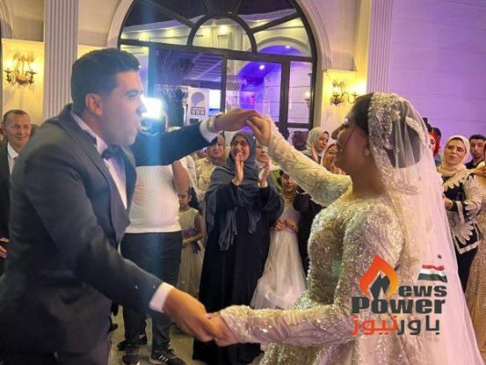 المهندس السيد بشندي يحتفل بزفاف نجله المهندس  أحمد علي الدكتورة آيه في حفل بمدينة بنها