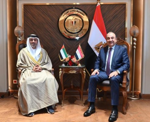 وزير قطاع الأعمال العام يستقبل سفير الإمارات الجديد بالقاهرة ويؤكد عمق العلاقات الأخوية والاقتصادية بين البلدين