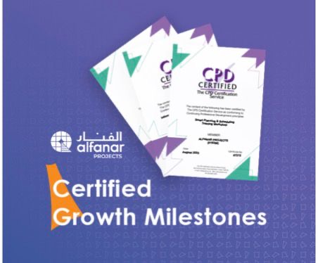 قسم التعلم والتطوير في الفنار للمشاريع يوسع نطاق برامجه التدريبية المعتمدة في التطوير المهني المستمر والتعليم المصغر