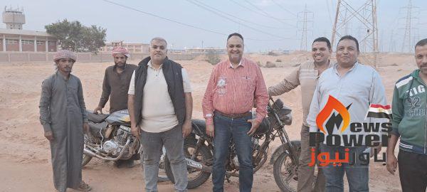 قطاع الأمن بالمصرية للنقل ينجح فى انشاء البرج الاخير من خط الزقازيق شرق بنها بالقوة الجبرية