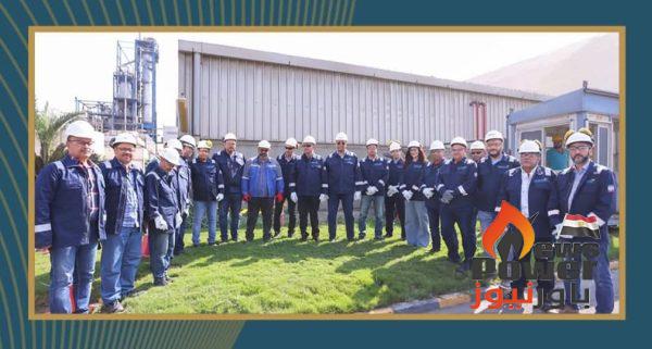 لمتابعة اجراءات السلامة والجاهزية لحالات الطوارئ.. وكيل أول وزارة البترول والثروة المعدنية يتفقد مجمع موبكو بدمياط