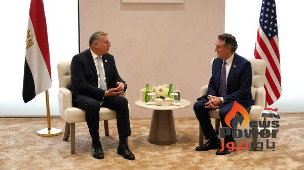 بدوى يبحث مع مسئول أمريكى تعزيز الشراكة فى مجال الطاقة