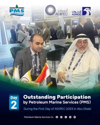 لقاءات هامة وتنسيق لافتتاح فرع جديد بالإمارات ضمن فعاليات اليوم الثاني لمشاركة PMS في أديبك 2025 لتعزيز التعاون والشراكات الإقليمية