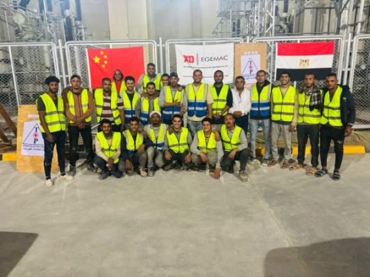 تحالف توب للخدمات الكهربائية و جلوبال ينجحان فى وضع الجهد على محطة NDHPS 12