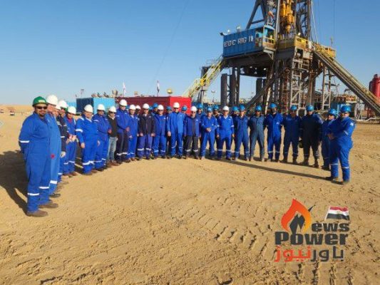 مجلس ادارة شركة الحفر المصرية يتفقد جهاز الحفر EDC11 بحقول شركة نوربيتكو