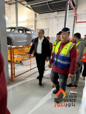 في زيارة مفاجئة وزير قطاع الأعمال العام يتفقد مصانع شركة النصر للسيارات