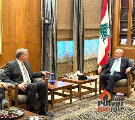 رئيس مجلس النواب اللبناني يستقبل المهندس كريم بدوي وزير البترول والثروة المعدنية