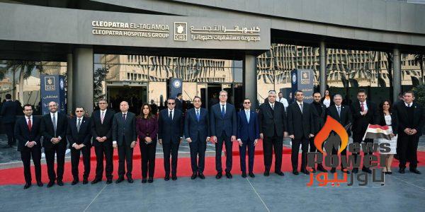 رئيس الوزراء يشهد افتتاح مستشفى كليوباترا التجمع (سكاي)
