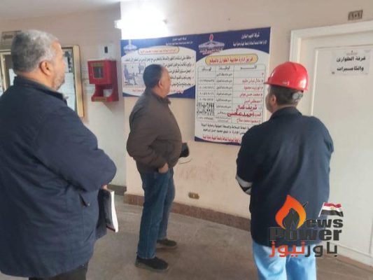 رئيس هيئة البترول يجرى زيارة غير مخططة لمنطقة أنابيب البترول بالتبين