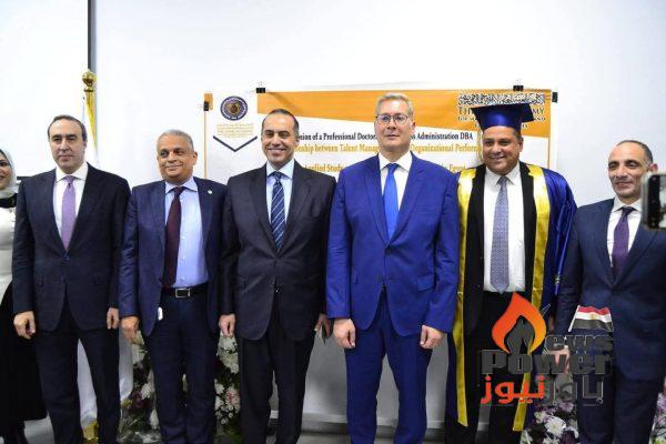 وزيرا البترول والمجالس النيابية يشاركان في مناقشة رسالة دكتوراه للنائب محمد إسماعيل حول إدارة المواهب بالقطاع