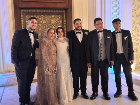 المهندس عماد عبد الخالق يحتفل بزفاف نجله الدكتور محمد علي الدكتورة فيروز خليل