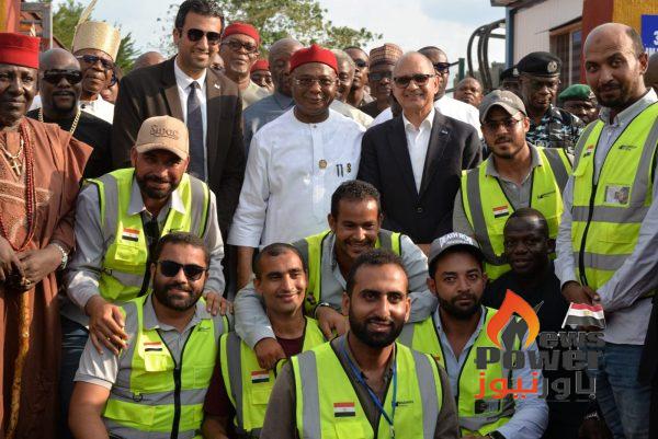 المسئولون فى نيجيريا يشيدون بأداء شركة مدكور للمشروعات فى تنفيذ وتطوير شبكة الكهرباء بولاية إيمو