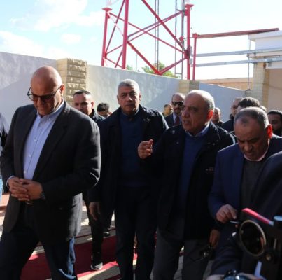 وزير الكهرباء ومحافظ الإسكندرية يتفقدان مركز تحكم غرب الإسكندرية ويشاركان العاملين الإفطار الجماعي