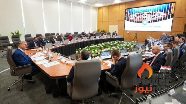 وزراء البترول والثروة المعدنية والمالية والاستثمار يعقدون اجتماع مائدة مستديرة مع المؤسسات المالية وبنوك الاستثمار العالمية