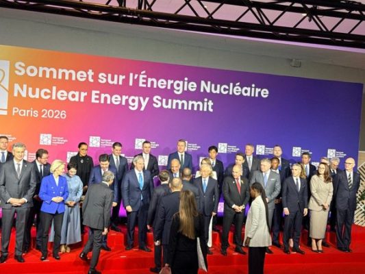 وزير الكهرباء يلقي كلمة مصر أمام القمة العالمية للطاقة النووية المنعقدة فى العاصمة الفرنسية باريس.