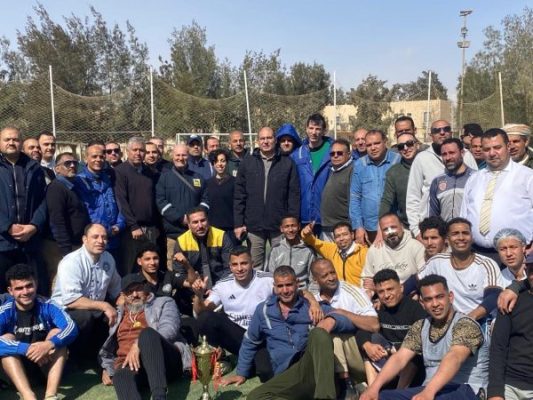 المهندس عبدالسلام المنزلاوي يتابع سير العمل بمواقع “عجيبة” في أول أيام عيد الفطر ويشارك العاملين احتفالاتهم
