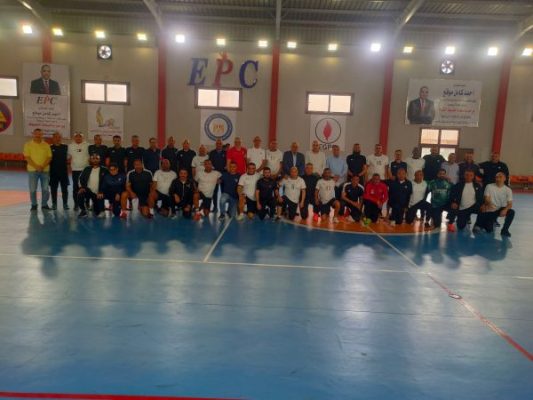 البتروكيماويات المصرية بطلأ لدوري البترول لكرة القدم الصالات (رواد 45)