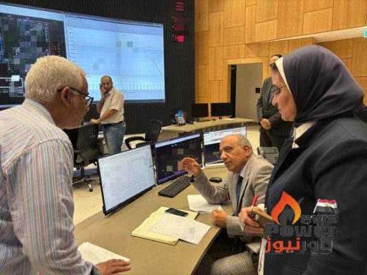 وزير الكهرباء من قلب التحكم القومي: رفع جاهزية الشبكة الموحدة ومراجعة مستمرة للتشغيل لمواجهة الأحمال القياسية