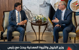 وزير البترول والثروة المعدنية يبحث مع رئيس دانة غاز الإماراتية خطط التوسع في الاستثمارات وزيادة إنتاج الغاز من حقول الدلتا