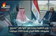 وزير الكهرباء يبحث مع 
