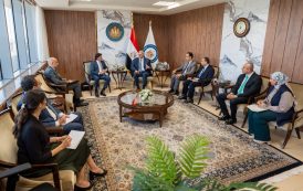 وزير البترول والثروة المعدنية يبحث مع رئيس دانة غاز الإماراتية خطط التوسع في الاستثمارات وزيادة إنتاج الغاز من حقول الدلتا