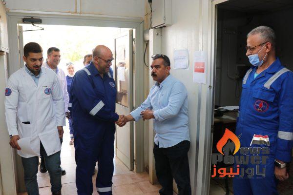 رئيس خالدة للبترول يتفقد حقول أبو الغراديق ومصنع الغاز لمتابعة الإنتاج ويطلق مبادرة 