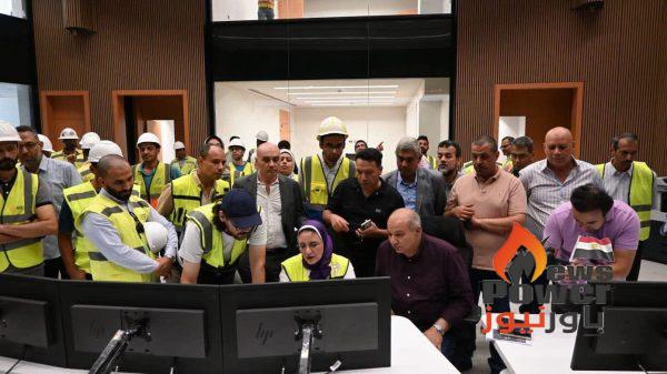 المهندسة منى رزق ووفد الوكالة الفرنسية للتنمية (AFD) يتفقدان مركز التحكم الإقليمي الجديد بالدلتا لمتابعة معدلات سير العمل