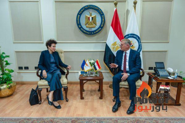 وزير البترول يبحث مع سفيرة قبرص تسريع مشروعات الربط في الغاز وفتح آفاق جديدة للاستثمارات التعدينية