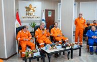 خلال تفقد موقع إنتاج «الفرعونية» ببورسعيد.. وزير البترول والثروة المعدنية يوجه ببحث التعجيل بربط حقل «هارمتان» بتسهيلات الإنتاج
