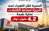 «المصرية لنقل الكهرباء» تسند لـ«الجيزة لصناعة الكابلات» عملية بقيمة 4.2 مليون دولار